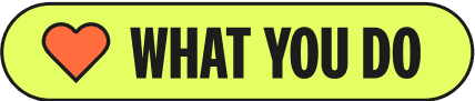 What you do sticker